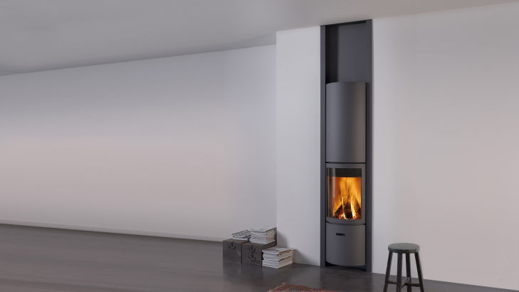 Cheminée moderne avec insert